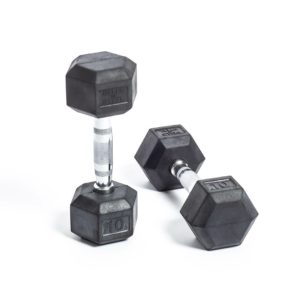 Rubber Hex Dumbbell 10lbs