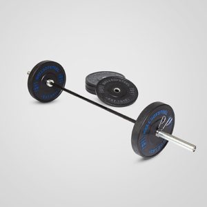 Barbell and plate home gym starter set