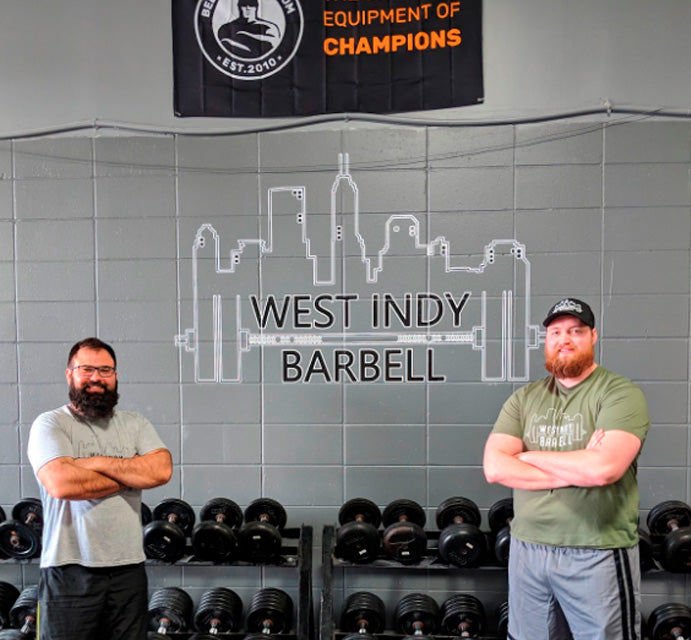 Andrew and Kaevon at West Indy Barbell